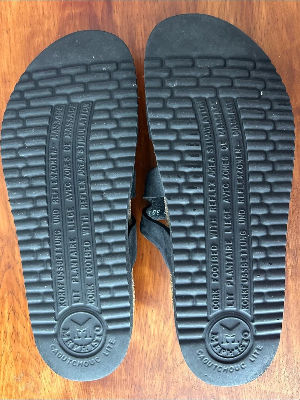 Mephisto black suede